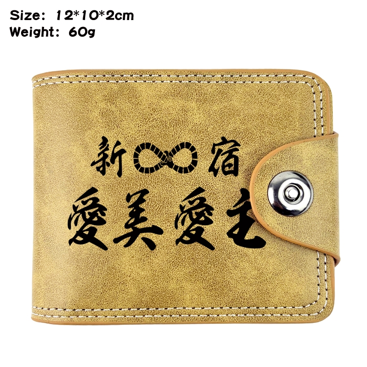 Tokyo Revengers Anime high quality PU two fold embossed wallet 12X10X2CM 60G  -9A