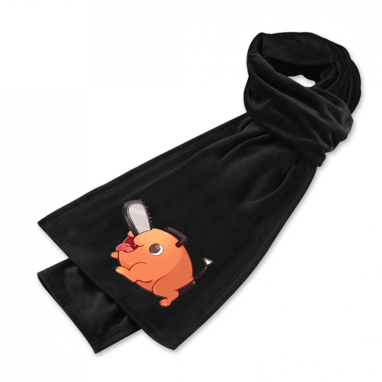 Chainsaw Man  Anime mink fleece scarf