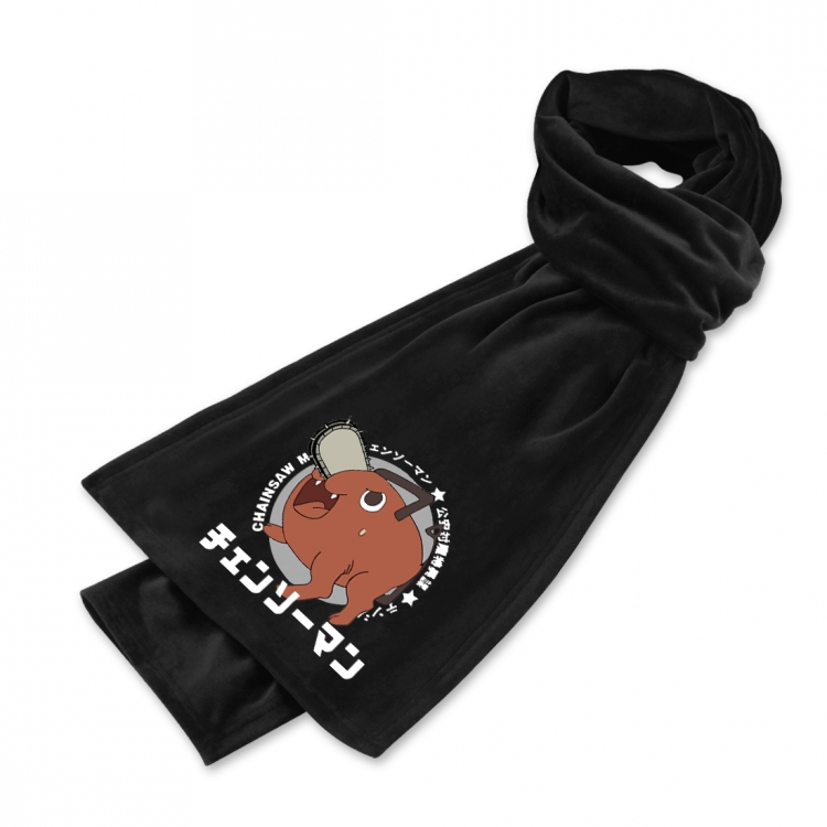 Chainsaw Man  Anime mink fleece scarf