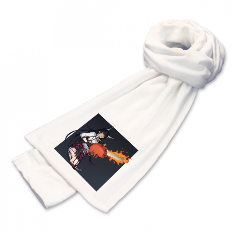 Chainsaw Man  Anime mink fleece scarf