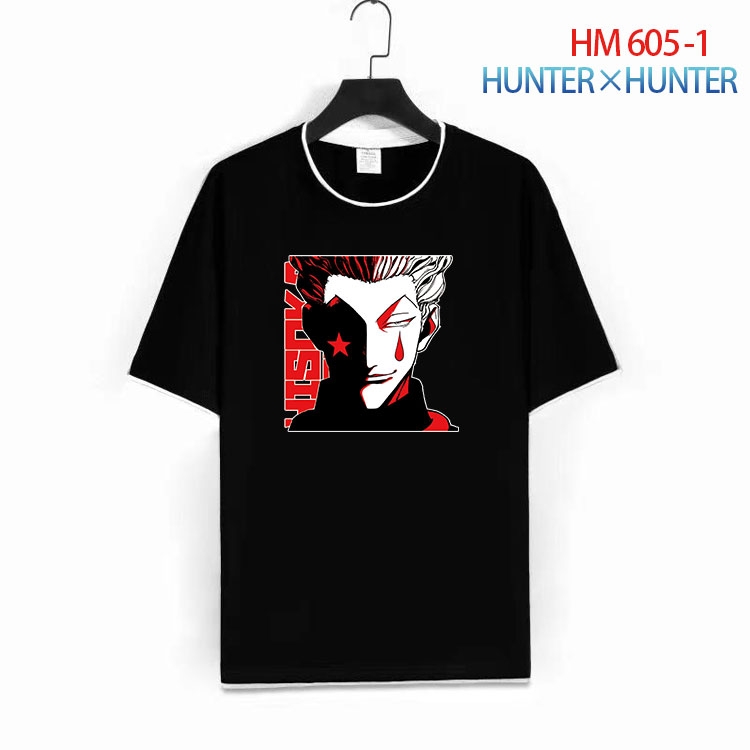 HunterXHunter  Cotton round neck short sleeve T-shirt from S to 4XL   HM-605-1