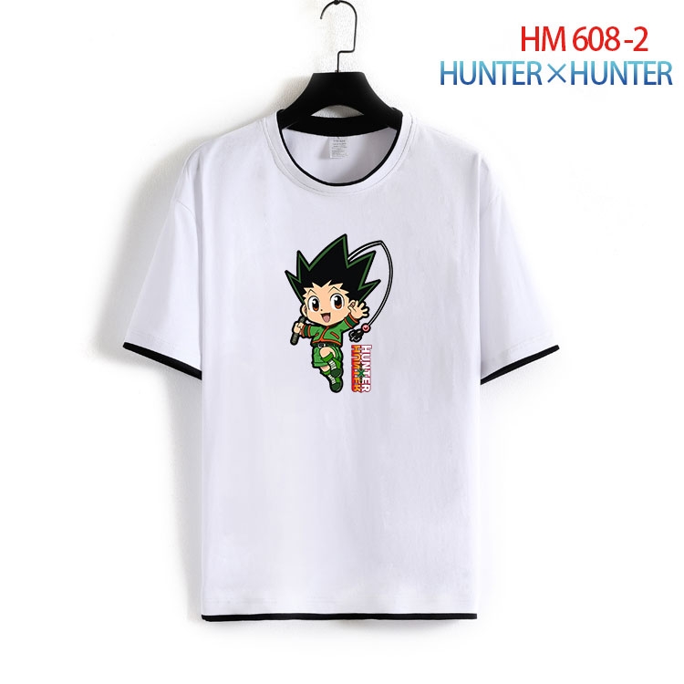 HunterXHunter  Cotton round neck short sleeve T-shirt from S to 4XL  HM-608-2