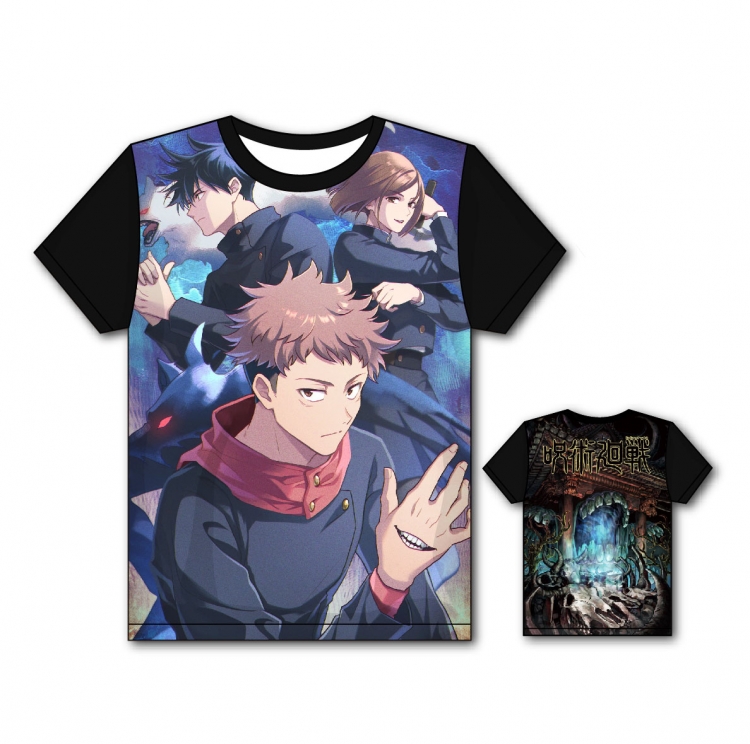 Jujutsu Kaisen Full color printing flower short sleeve T-shirt size S-5XL  ZS1