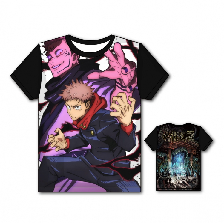 Jujutsu Kaisen Full color printing flower short sleeve T-shirt size S-5XL  ZS3