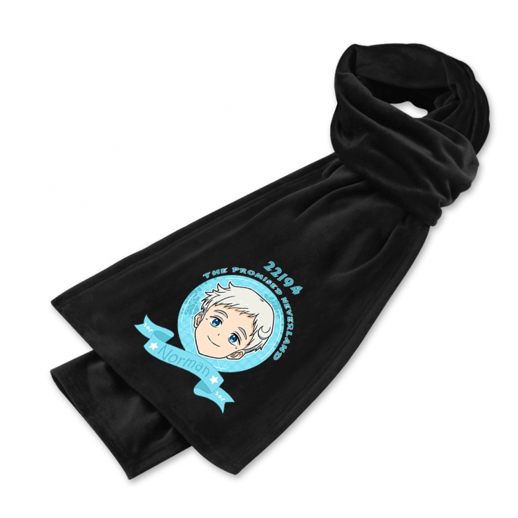 The Promised Neverla Anime Mink Velvet Scarf