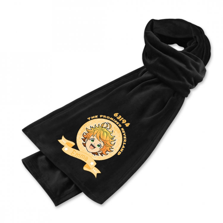 The Promised Neverla Anime Mink Velvet Scarf