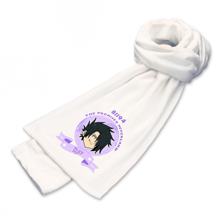 The Promised Neverla Anime Mink Velvet Scarf