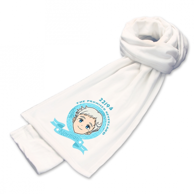 The Promised Neverla Anime Mink Velvet Scarf