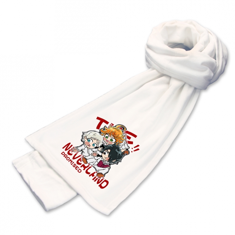 The Promised Neverla Anime Mink Velvet Scarf