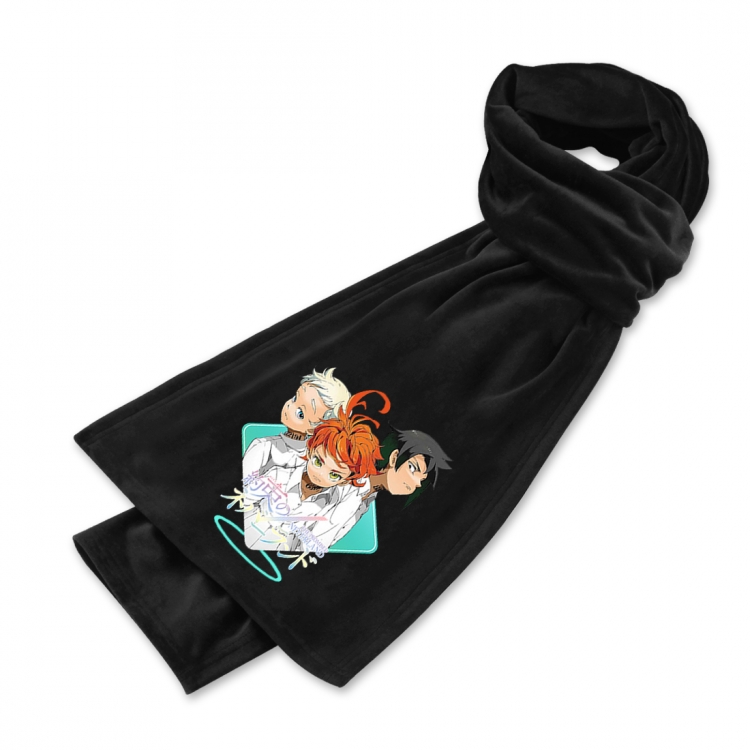 The Promised Neverla Anime Mink Velvet Scarf