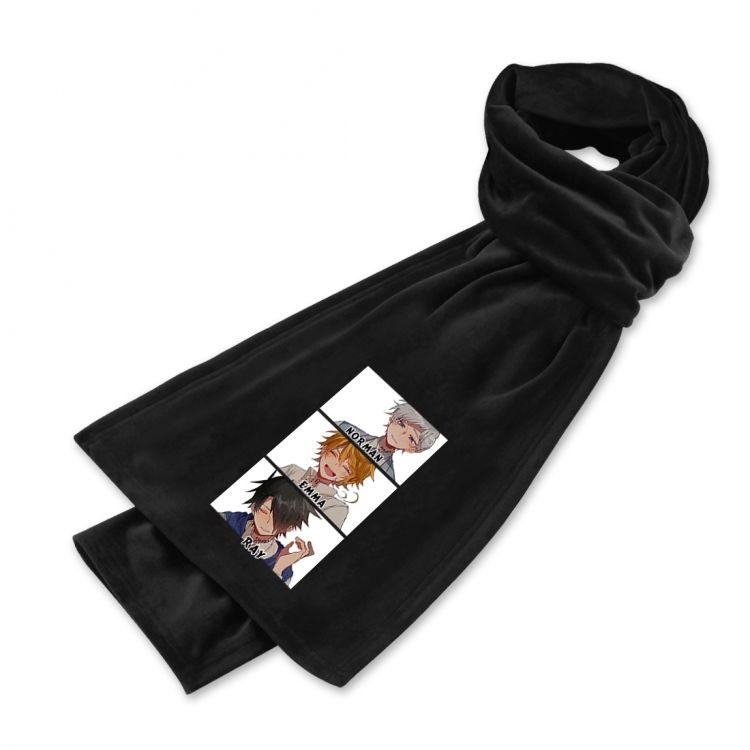 The Promised Neverla Anime Mink Velvet Scarf