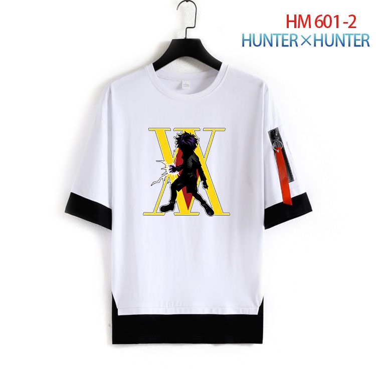 HunterXHunter round neck fake two loose T-shirts from S to 4XL  HM-601-2