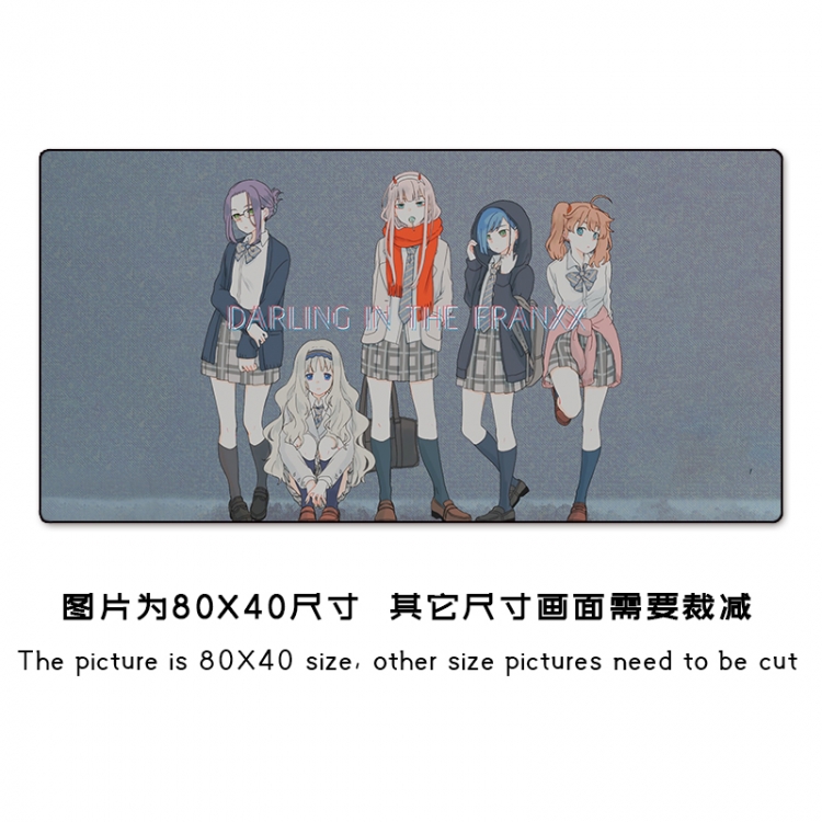 DARLING in the FRANX  Anime peripheral mouse pad size 25X30cm