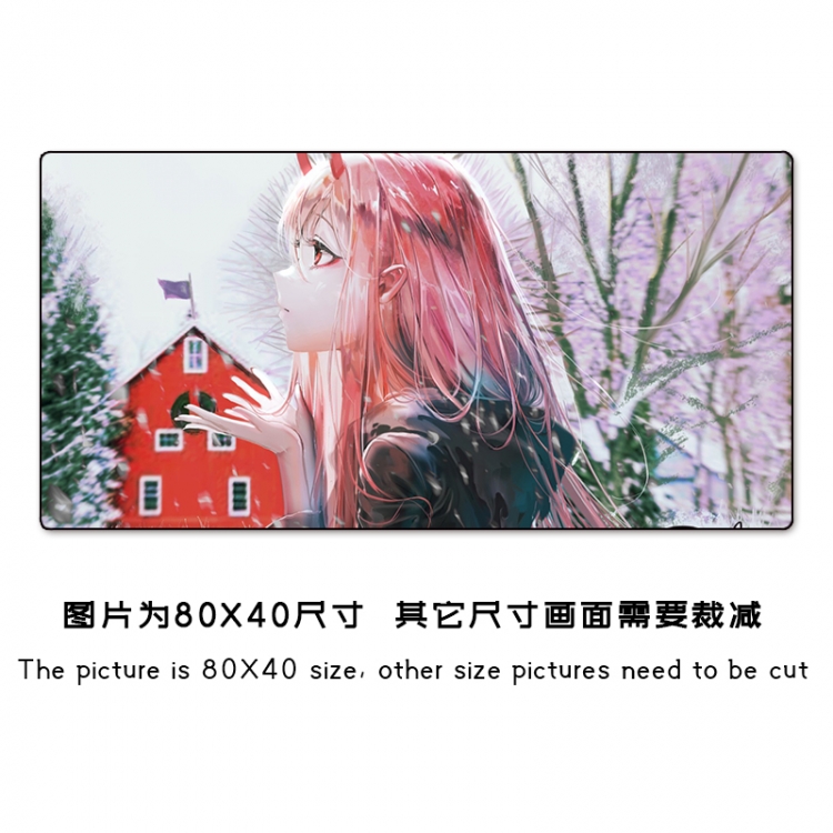 DARLING in the FRANX  Anime peripheral mouse pad size 25X30cm