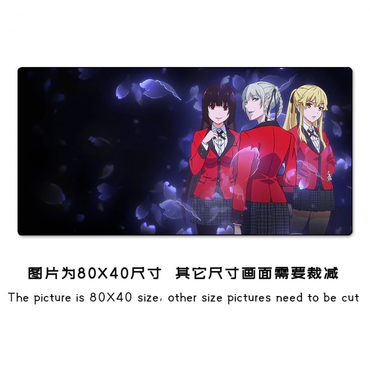 Kakegurui Anime peripheral mouse pad size 25X30cm