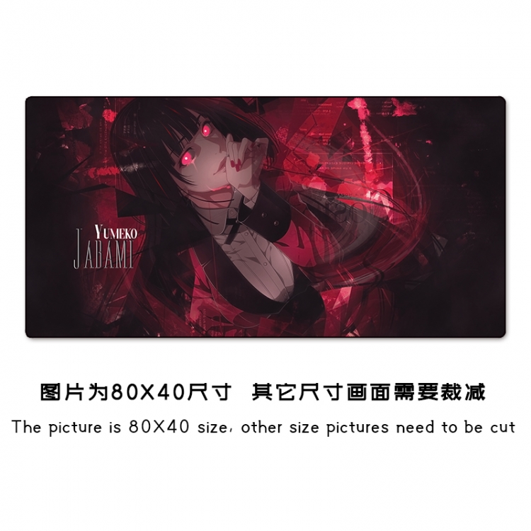 Kakegurui Anime peripheral mouse pad size 25X30cm