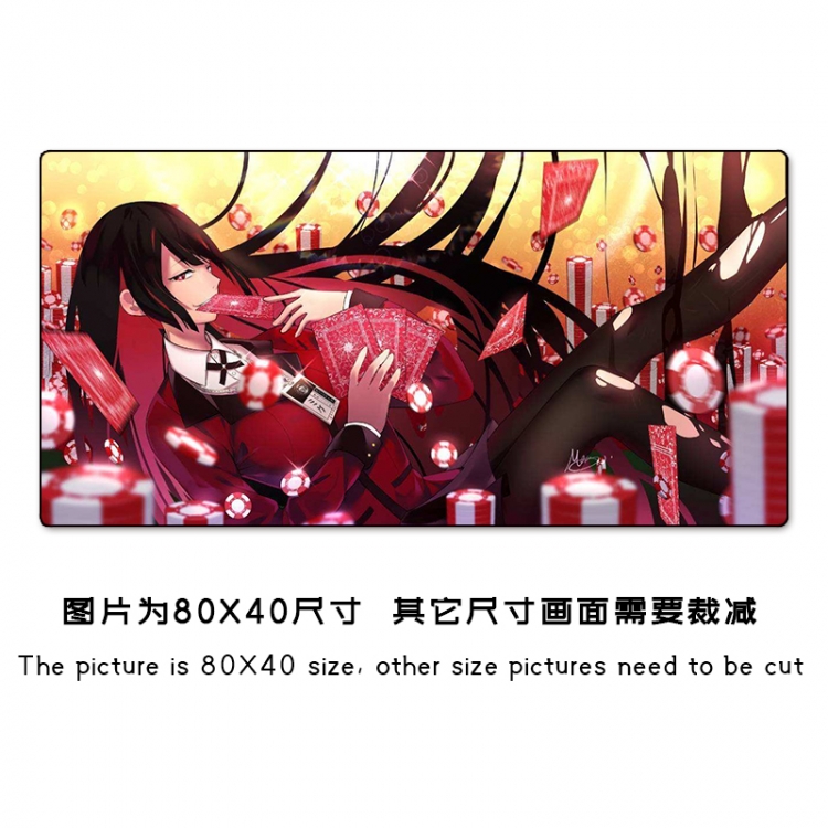 Kakegurui Anime peripheral mouse pad size 25X30cm