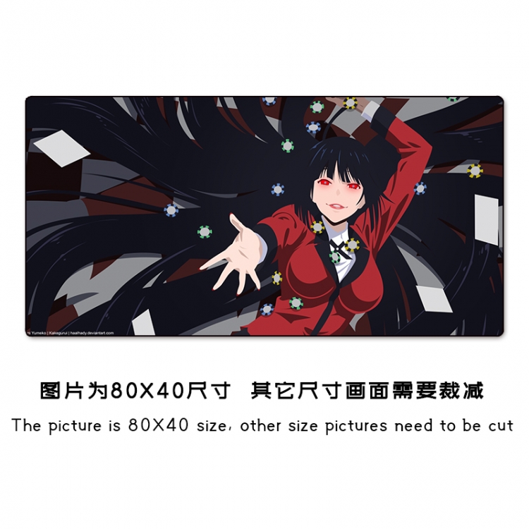 Kakegurui Anime peripheral mouse pad size 25X30cm