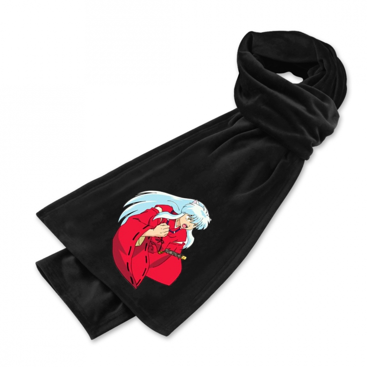 scarf Inuyasha Anime mink fleece scarf