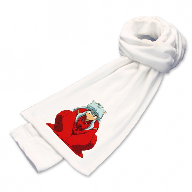 scarf Inuyasha Anime mink fleece scarf