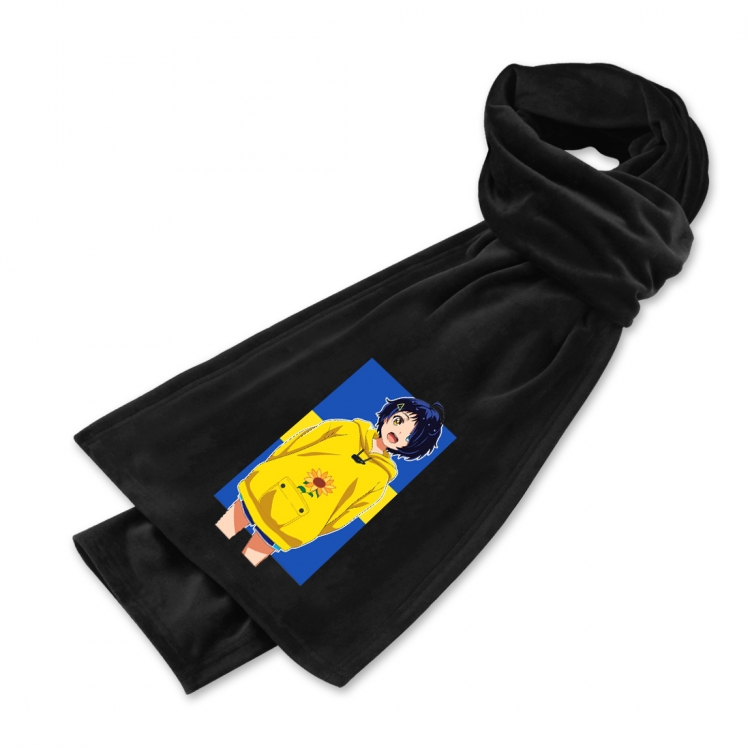 WONDER EGG PRIORITY Anime mink fleece scarf