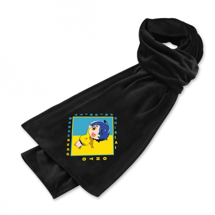 WONDER EGG PRIORITY Anime mink fleece scarf