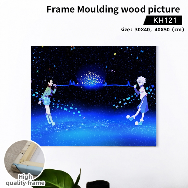 HunterXHunter Anime wooden frame painting 40X50cm support customized pictures  KH121