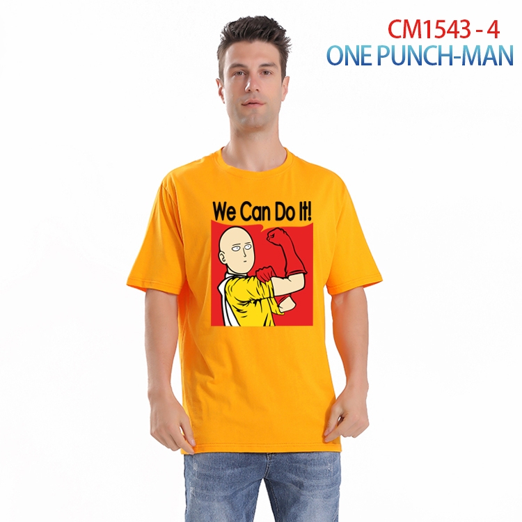 One Piece Printed short-sleeved cotton T-shirt from S to 4XL  CM-1543-4