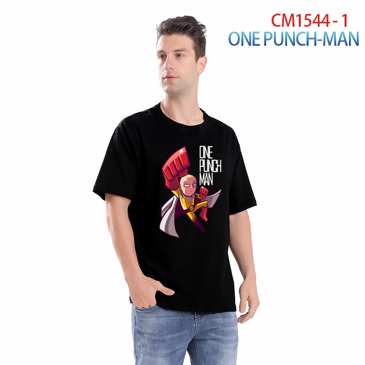 One Piece Printed short-sleeved cotton T-shirt from S to 4XL CM-1544-1