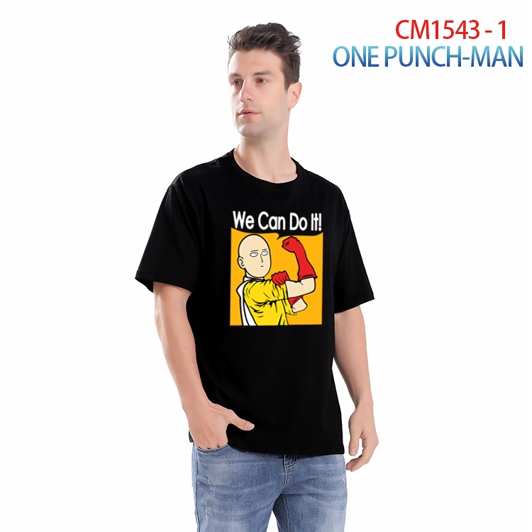One Piece Printed short-sleeved cotton T-shirt from S to 4XL CM-1543-1