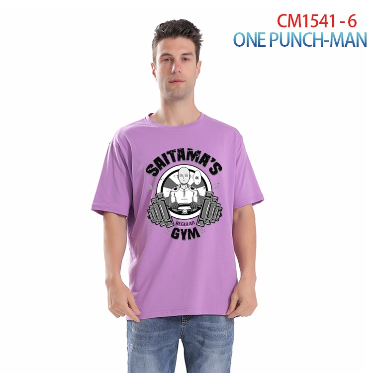 One Piece Printed short-sleeved cotton T-shirt from S to 4XL CM-1541-6