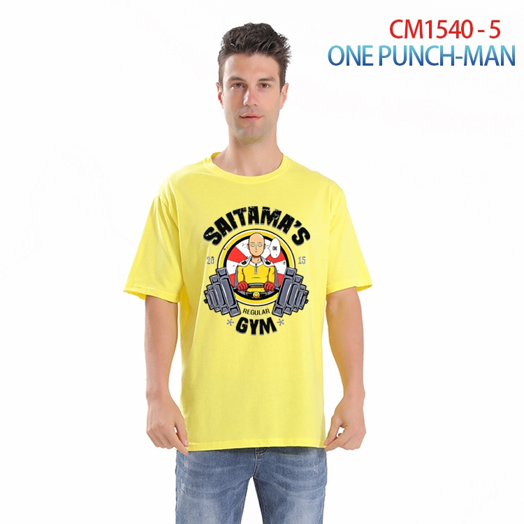One Piece Printed short-sleeved cotton T-shirt from S to 4XL CM-1540-5