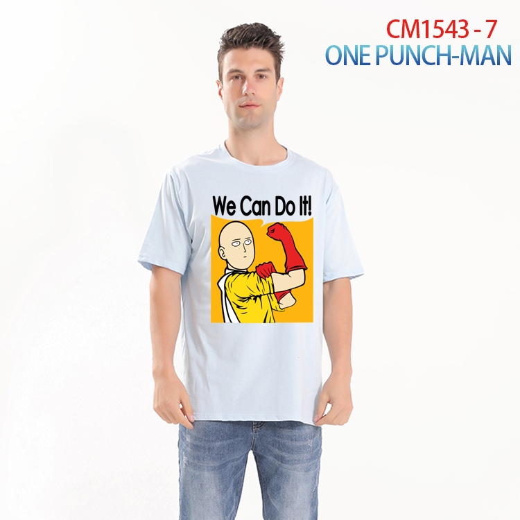 One Piece Printed short-sleeved cotton T-shirt from S to 4XL  CM-1543-7