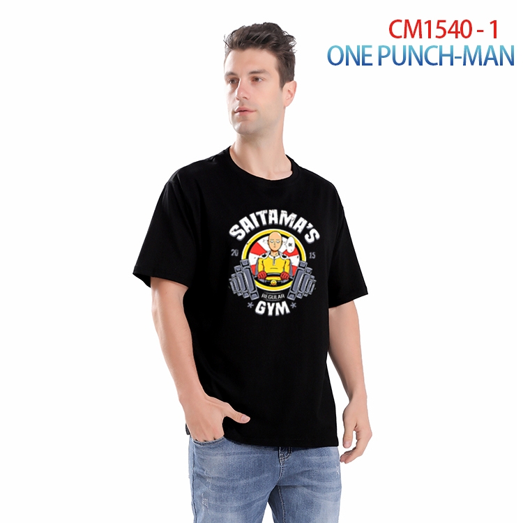 One Piece Printed short-sleeved cotton T-shirt from S to 4XL CM-1540-1