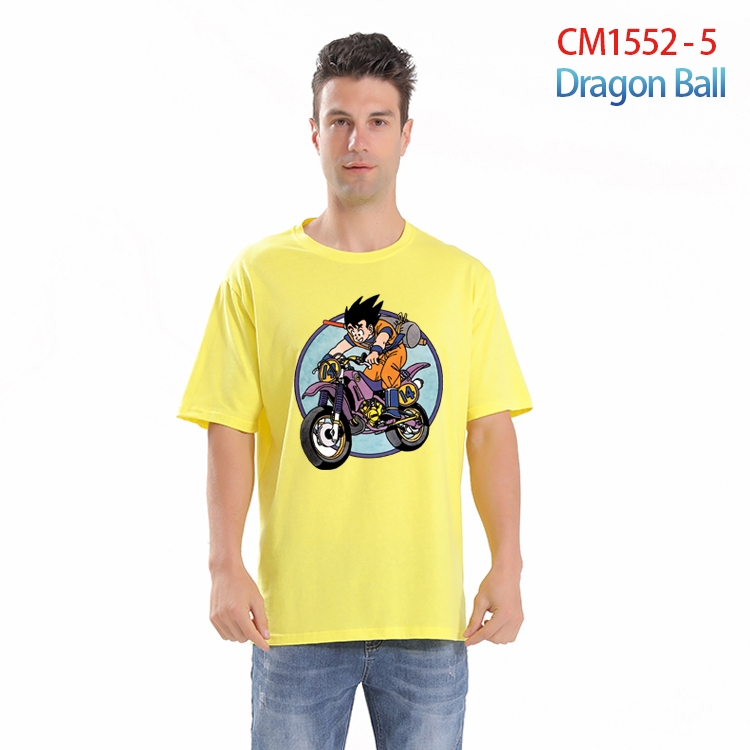 DRAGON BALL Printed short-sleeved cotton T-shirt from S to 4XL   CM-1552-5