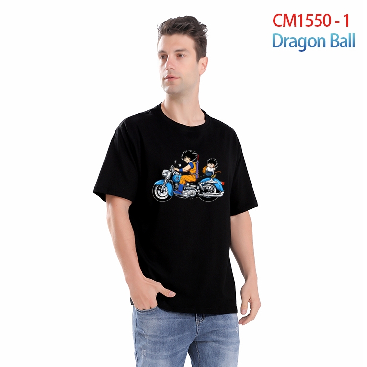 DRAGON BALL Printed short-sleeved cotton T-shirt from S to 4XL CM-1550-1