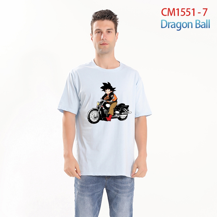 DRAGON BALL Piece Printed short-sleeved cotton T-shirt from S to 4XL  CM-1551-7