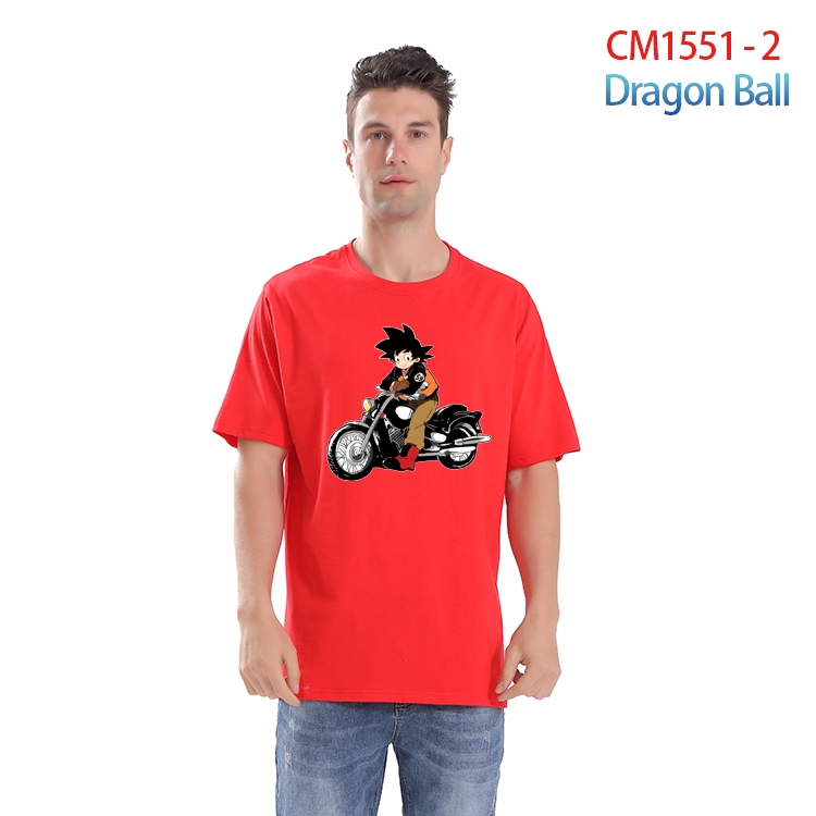 DRAGON BALL Piece Printed short-sleeved cotton T-shirt from S to 4XL CM-1551-2