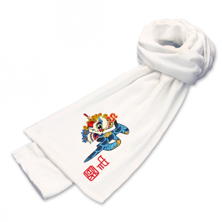 national tide Anime mink fleece scarf