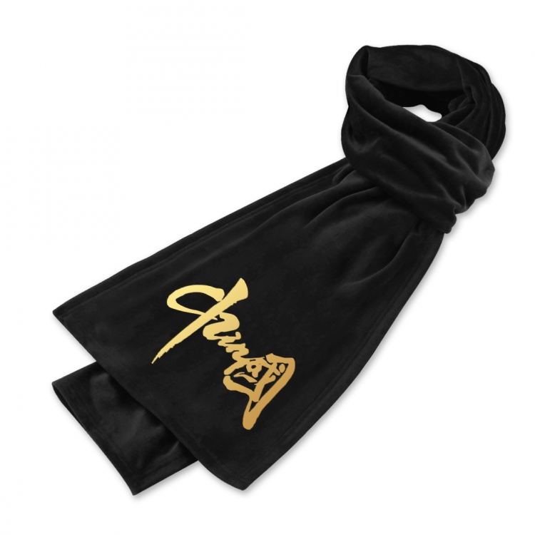 national tide Anime mink fleece scarf