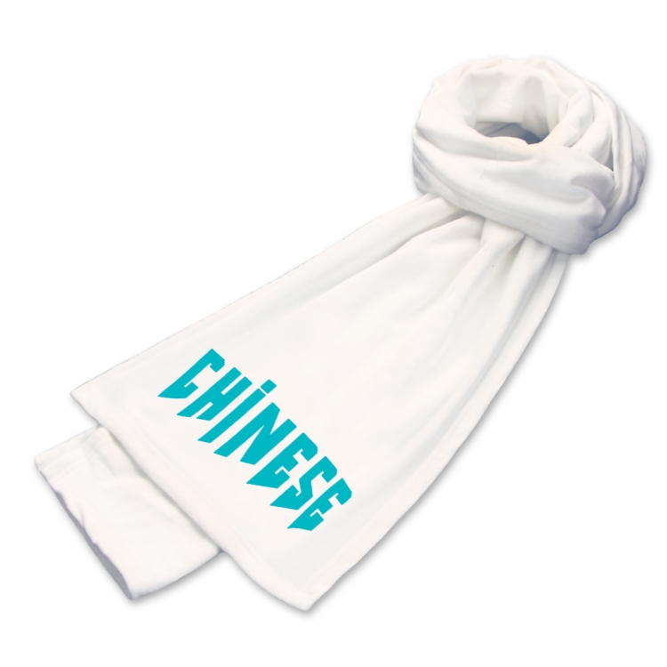 national tide Anime mink fleece scarf