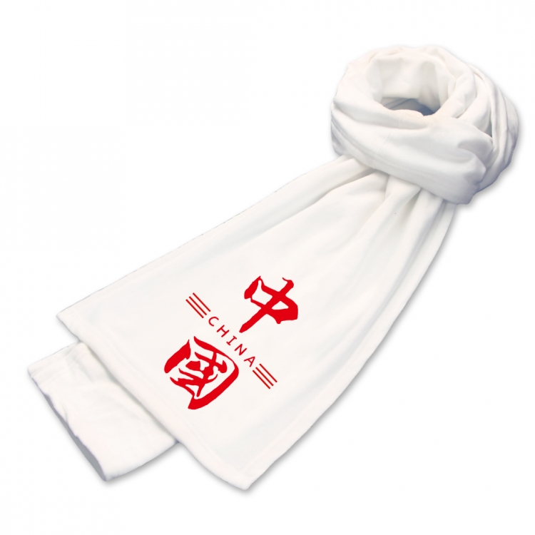 national tide Anime mink fleece scarf