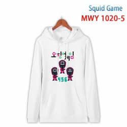 Squid game Long sleeve hooded ...
