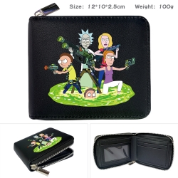 Rick and Morty Anime zipper bl...