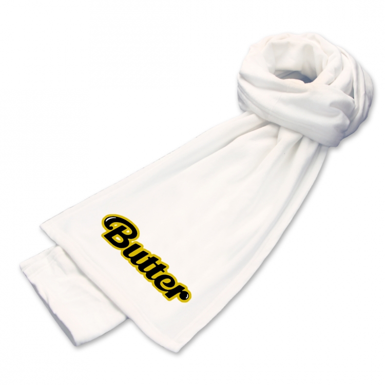 butter Anime mink fleece scarf 