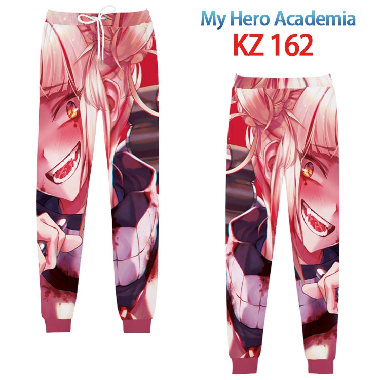 My Hero Academia Anime digital 3D trousers full color trousers from XS to 4XL KZ 162