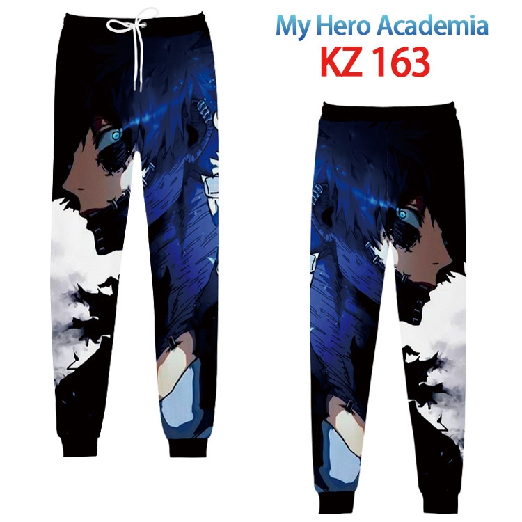 My Hero Academia Anime digital 3D trousers full color trousers from XS to 4XL  KZ 163