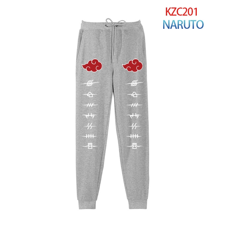 Naruto Anime around the feet casual sports cotton trousers from S to 4XL  KZ 201 2