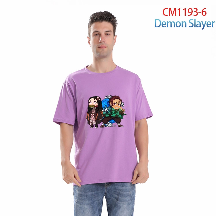 Demon Slayer Kimets Printed short-sleeved cotton T-shirt from S to 4XL  CM 1193 6