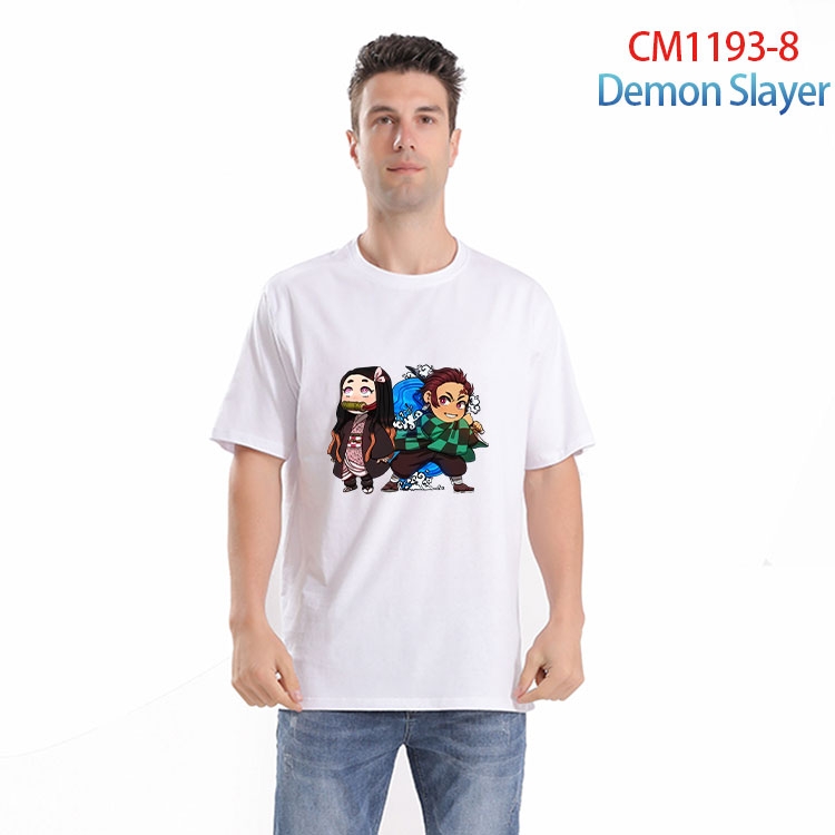 Demon Slayer Kimets Printed short-sleeved cotton T-shirt from S to 4XL  CM 1193 8